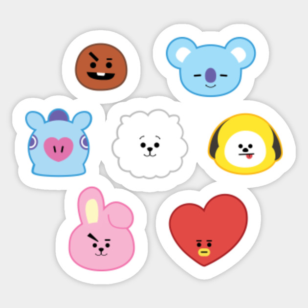 BTS BT21 Bts Sticker  TeePublic